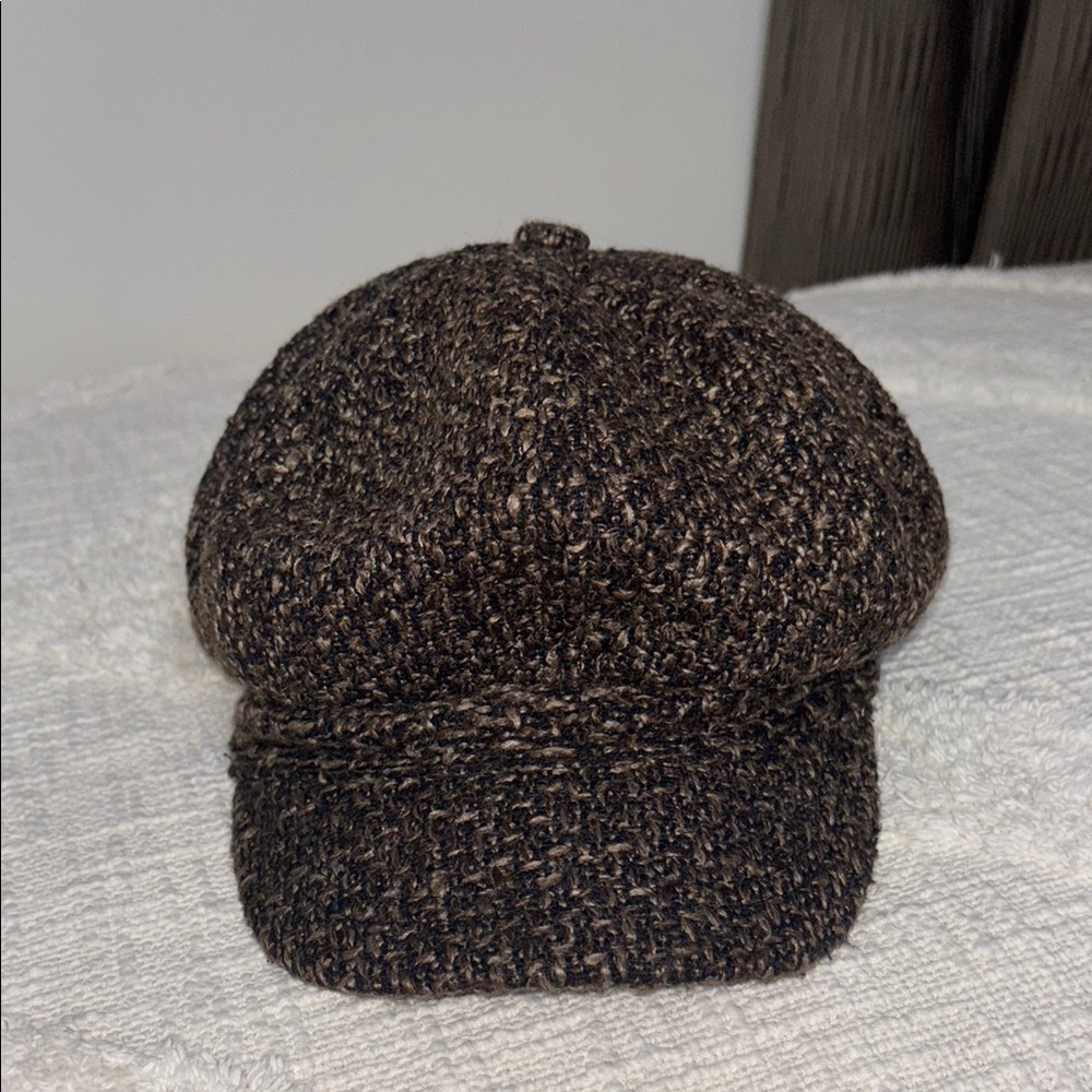 Apt. 9 Elegant Black Tweed Cap